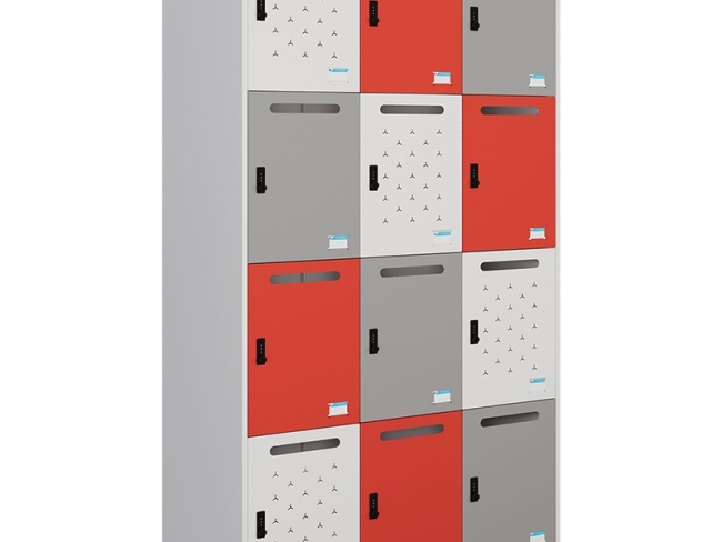 Tủ locker 12 khoang khóa số TU984-3KS